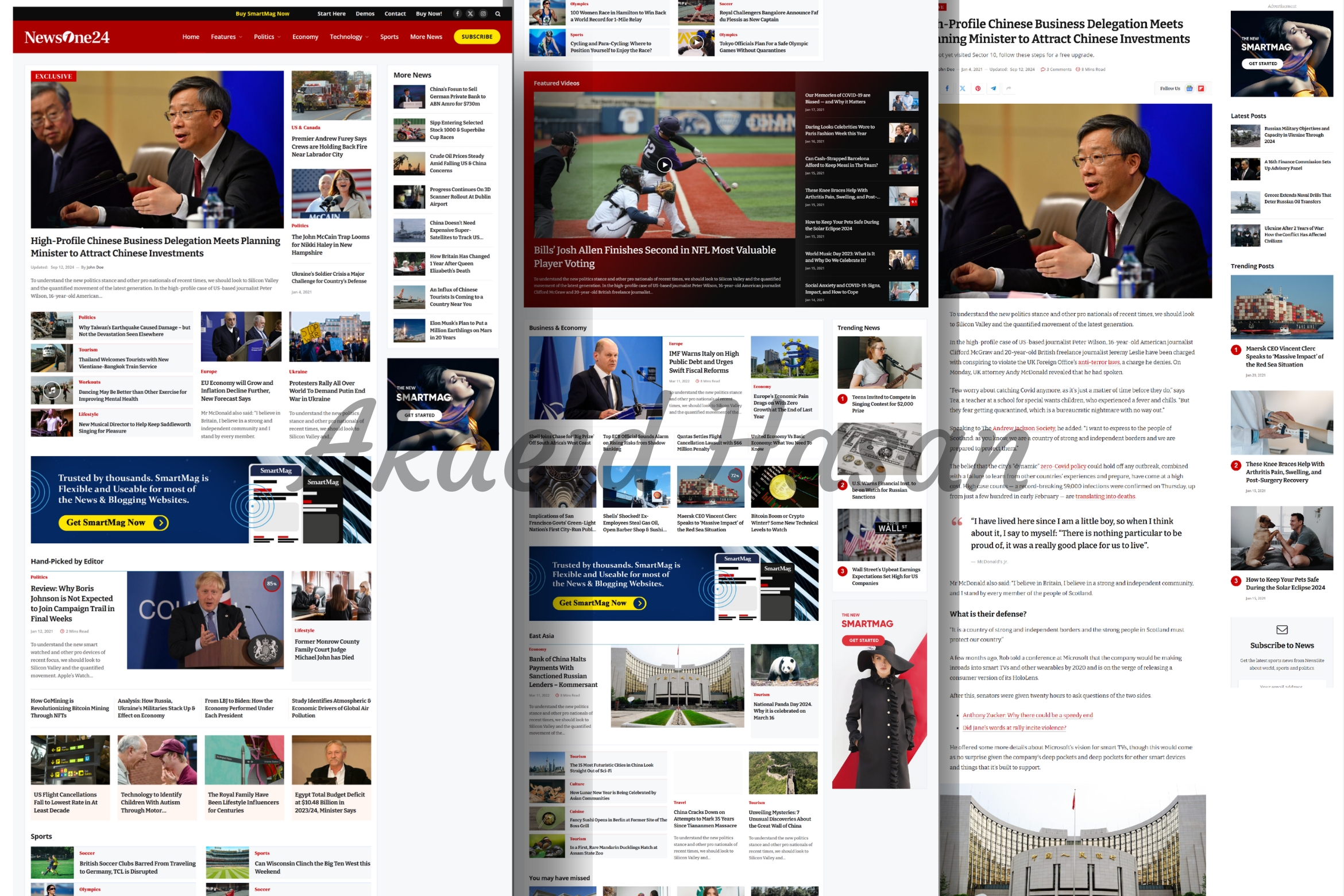 screenshot of a News Blog Website project designed and developed by Akaeid Hasan using WordPress and Elementor. The image features a clean and professional news website layout with sections for latest news, categories, featured articles, and a sidebar for popular posts. The design focuses on readability, user engagement, and easy navigation to keep visitors informed and encourage them to explore more content. This project represents a fully functional news blog website created by Akaeid Hasan with responsive design, fast loading speed, and SEO-friendly structure to attract more readers online.